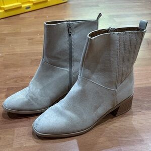 Tan Suede Ankle Boots